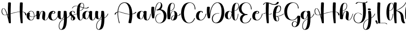 Honeystay font