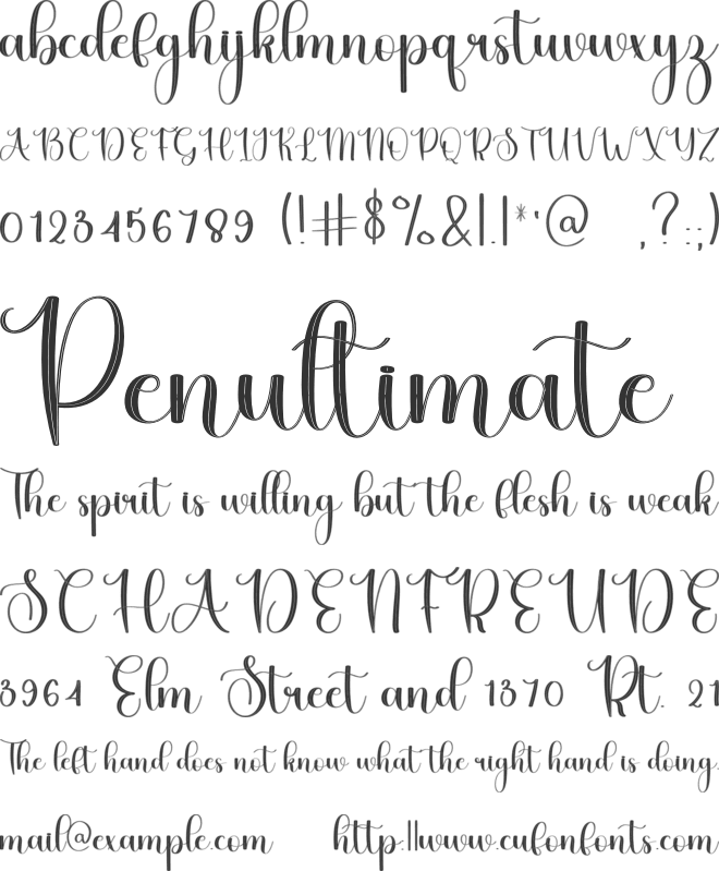 Simple Baby font preview