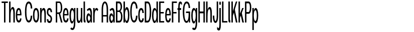 The Cons Regular font