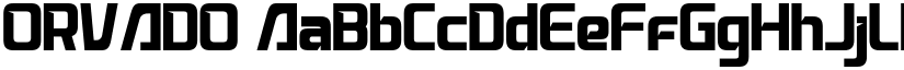 ORVADO font