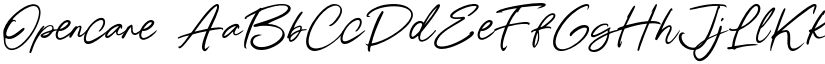 Opencare font