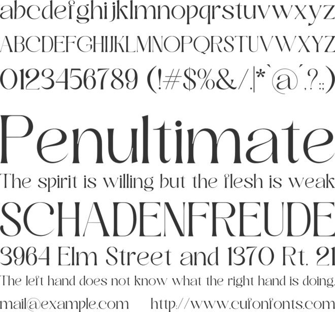 Kurosa Delight font preview