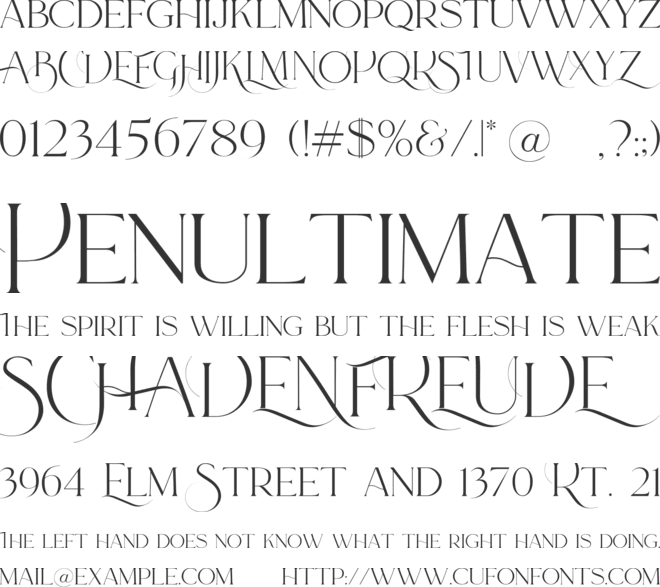 Rungkut font preview