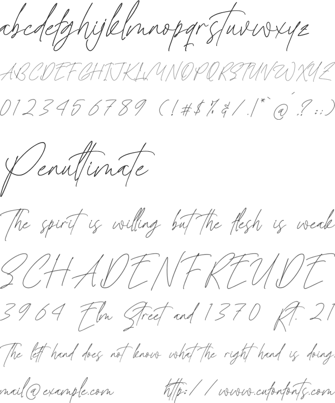 Kimothyes Sigmaboy font preview