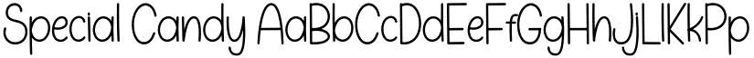 Special Candy font