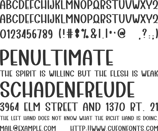 Stylish Bundle font preview
