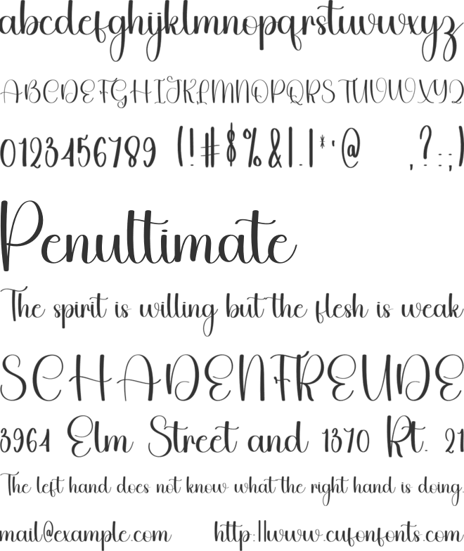 Saturday Weekend font preview