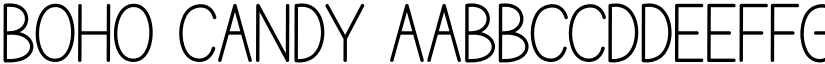 Boho Candy font