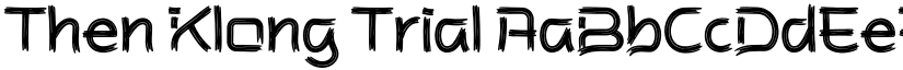 Then Klong Trial font