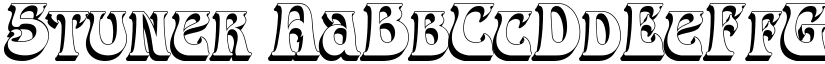 Stuner font