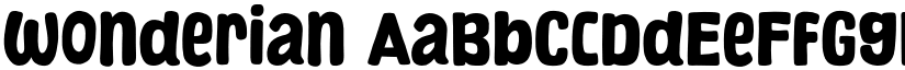 Wonderian font