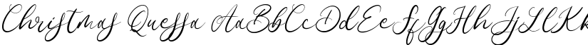 Christmas Quessa font