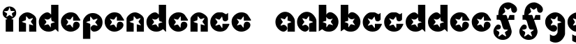 Independence font