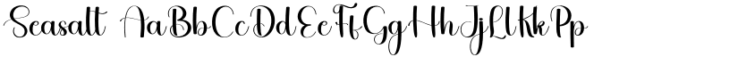 Seasalt font