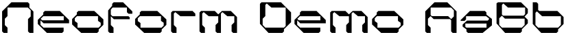 Neoform Demo font