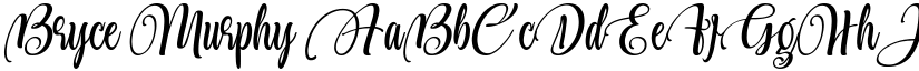 Bryce Murphy font