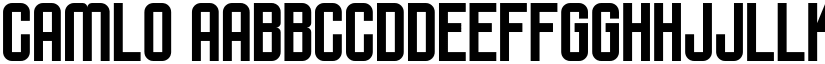 CAMLO font