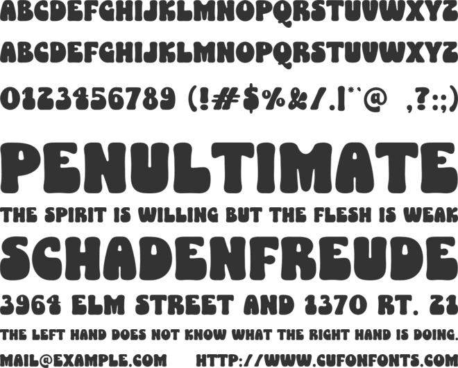 Bean Love font preview