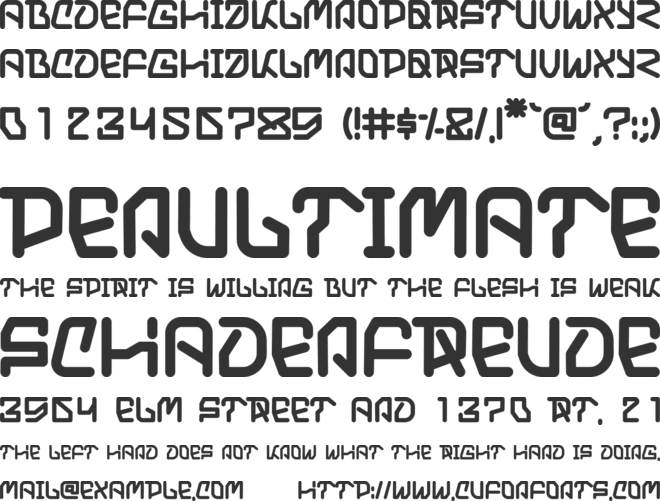 Altrobyte font preview