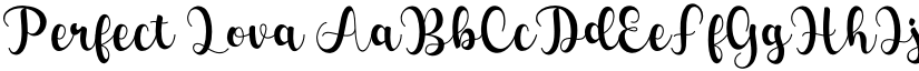 Perfect Lova font