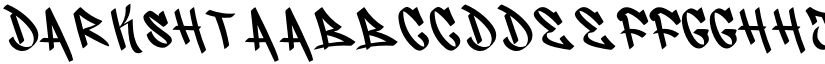 Darksht font