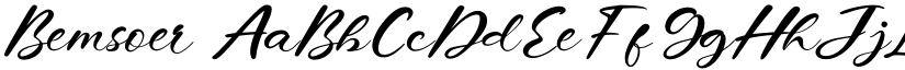Bemsoer font