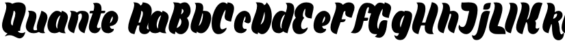 Quante font