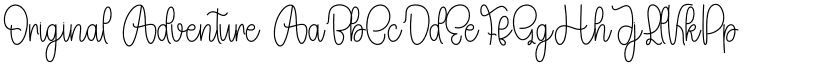 Original Adventure font