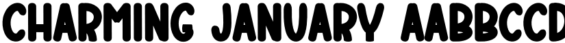 Charming January font
