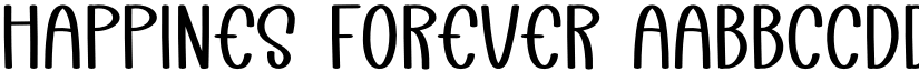 Happines Forever font