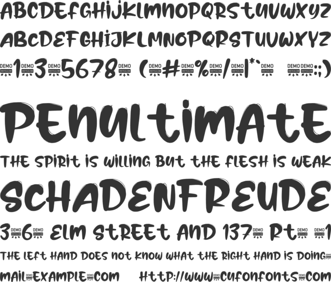 Equirox font preview