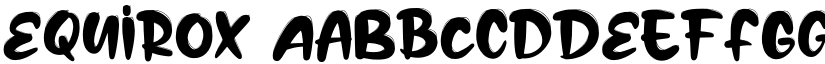Equirox font