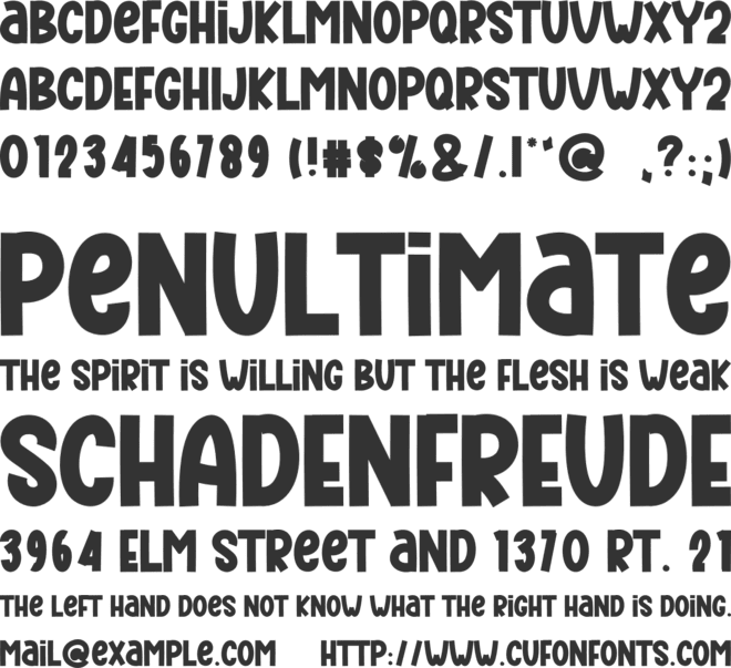 Majestic font preview