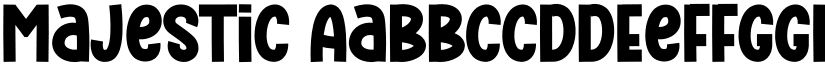Majestic font