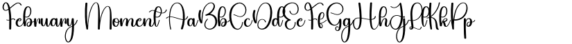 February Moment font