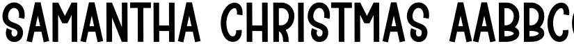 Samantha Christmas font