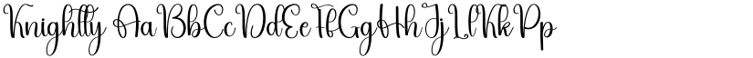 Knightly font