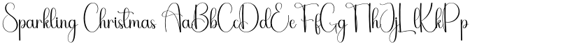 Sparkling Christmas font