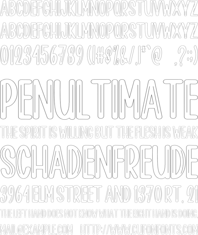 Romance Christmas font preview