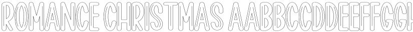 Romance Christmas font