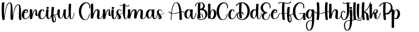 Merciful Christmas font