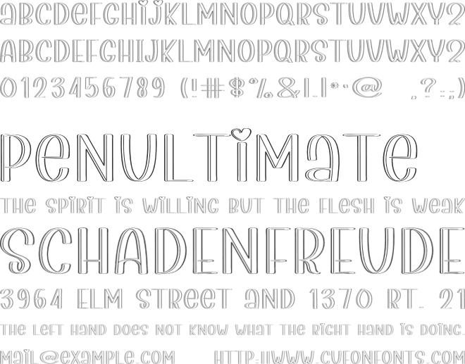 Digital Bubble font preview