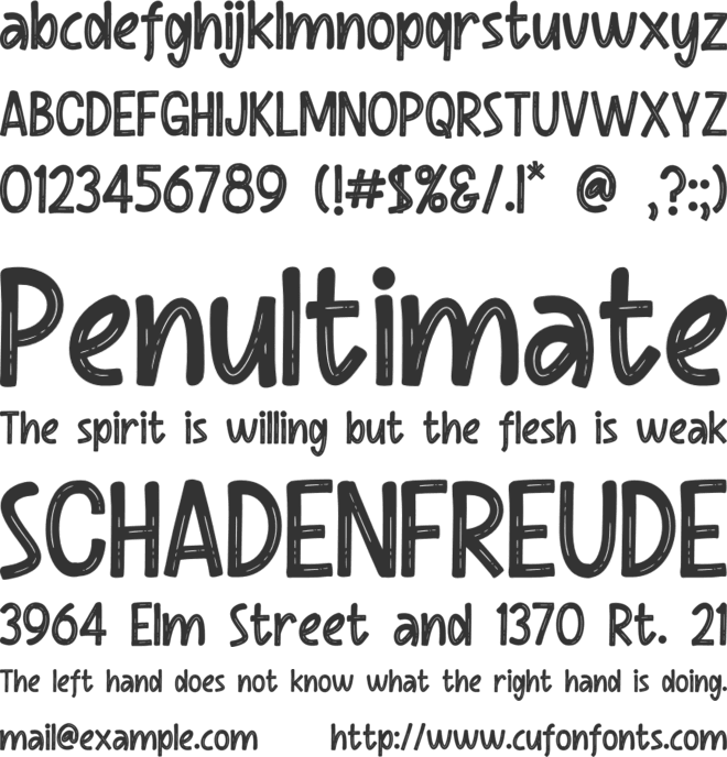 Scratch Boys Textured font preview