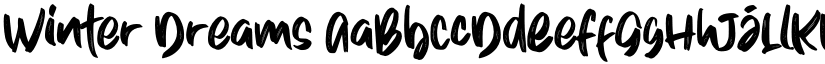 Winter Dreams font