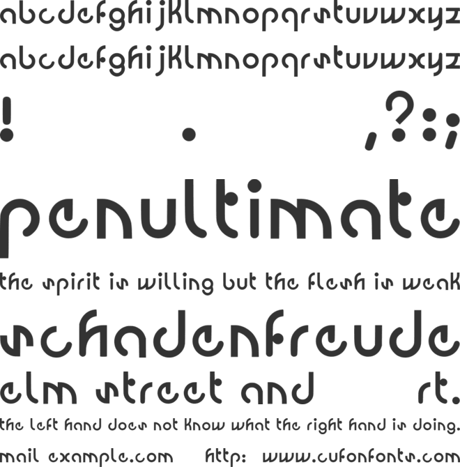 Kothakoli font preview