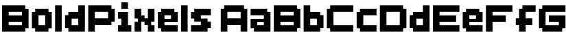 BoldPixels font download
