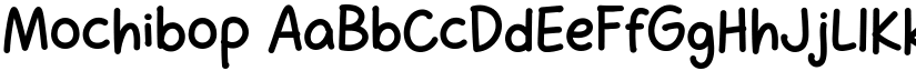 Mochibop font