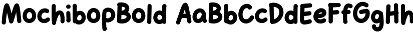 MochibopBold font