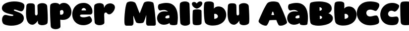 Super Malibu font