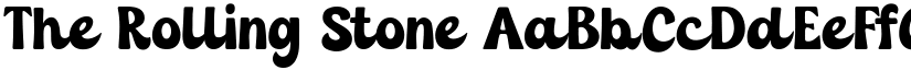 The Rolling Stone font
